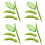 16 Pcs Artificial Veggie Decor (Cucumber, Beans, Edamame) 7
