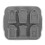 (Grey) Silicone Ice Cube Maker Tray for Cake Candy Chocolate Halloween Grey 1