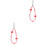 2 Pack Mobile Phone Hanging Chain Beads Strap Holder Lanyard Lanyards 3