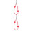 2 Pack Mobile Phone Hanging Chain Beads Strap Holder Lanyard Lanyards 5