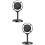 2Pcs Retro Condenser Microphone Vintage Model 9