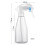 2Pcs Handheld Spray Bottles 200Ml Plastic Alcohol Dispenser 2
