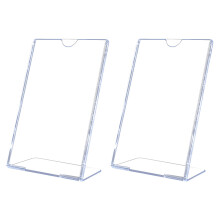 4Pièces Support Prix Transparent Incliné Pour