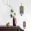 2Pcs Creative Evil Eye Cloth Scripture Pendant Hanging Decor 10