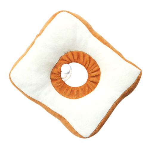 1Pc Pet Cat Collar Bread Shape Anti Bite Recovery Collar Supply