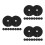 30 Pcs Tree Mulch Ring: Non-Woven Round Weed Barrier Mat 10