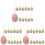 36 Pcs Easter Egg Ornaments For Holiday Tree Decorations 4