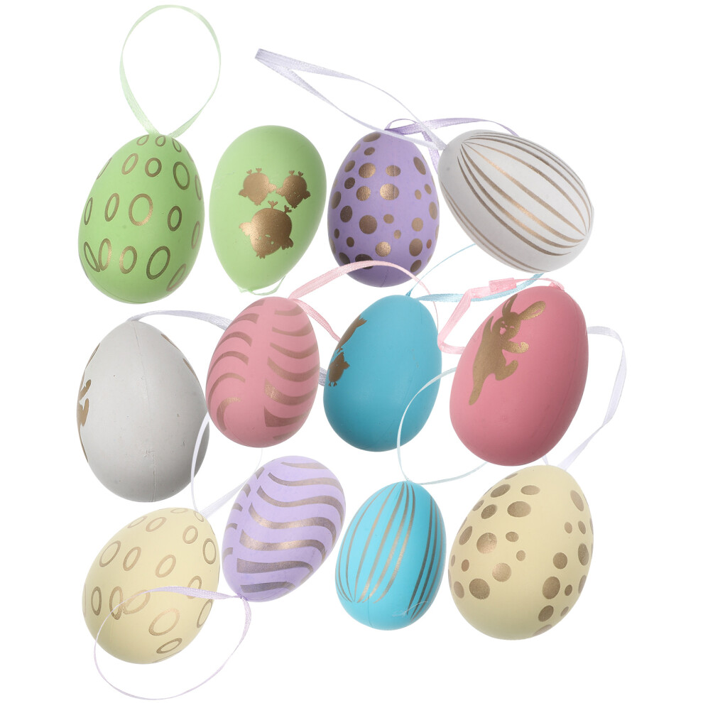 Artibetter 36 Pcs Easter Egg Ornaments For Holiday Tree Decorations