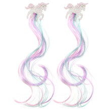 3Sets Kinder Haarclips Unicorn Haarsieraden Plastic Kleurrijk Duurzaam