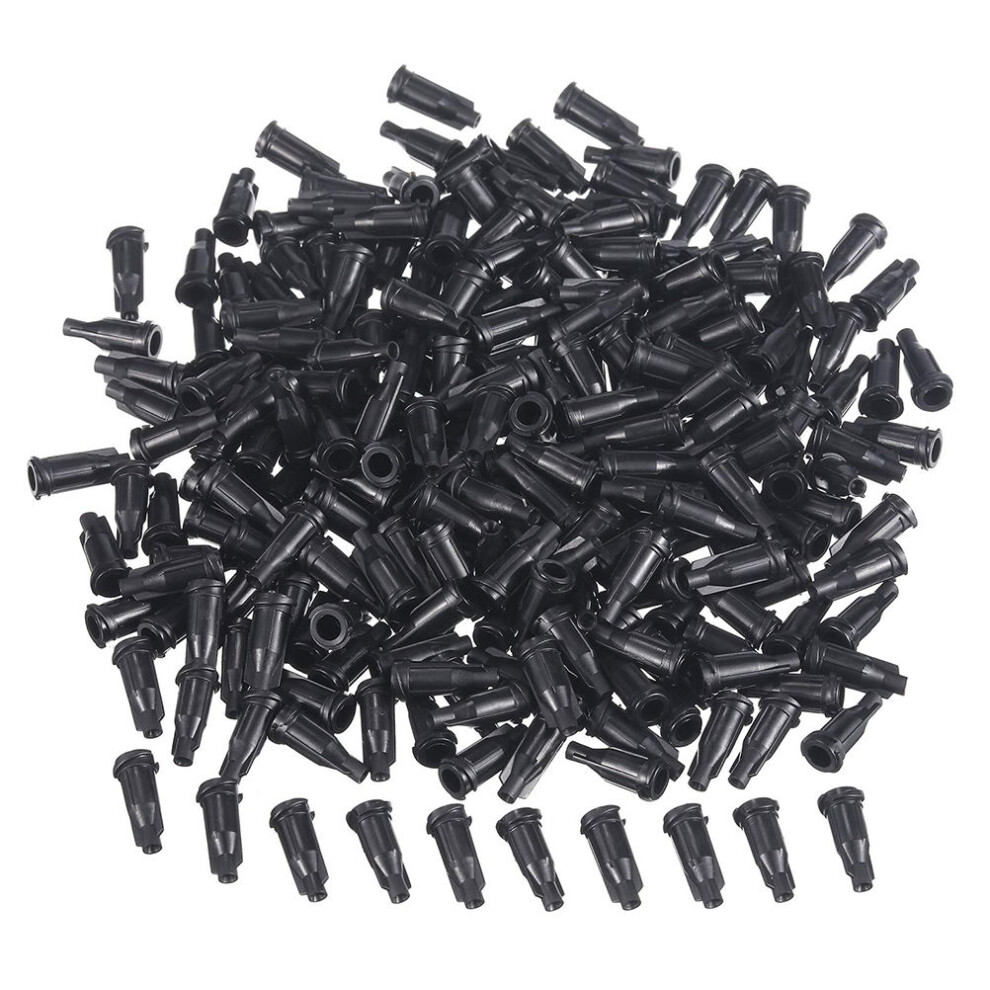 750 Pcs Luer Lock Tip Caps Dispensing Needle Tip Caps Black Caps 033787699037