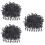750 Pcs  Luer Lock  Tip Caps Dispensing Needle Tip Caps Black  Caps 7