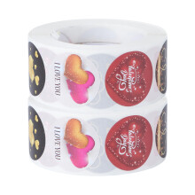 6 Rolls I Love You Valentine Day Stickers For Gift Bouquets Decor