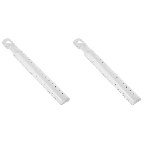 Set Of 2 Multifunctional Ruler Office Magnifying Bar Engineering 1