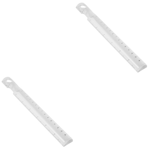Set Of 2 Multifunctional Ruler Office Magnifying Bar Engineering 2
