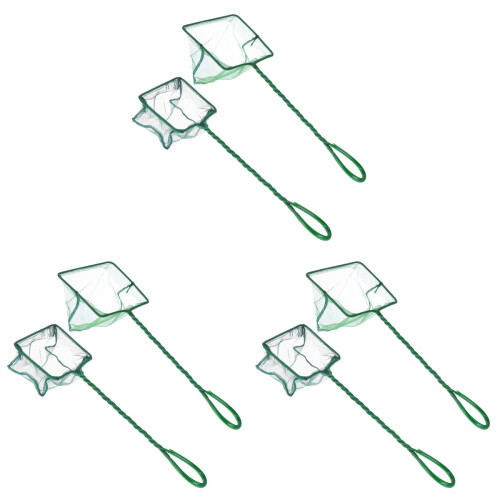 3 Sets 2 Pcs Square Nylon Floating Fishing Net 2