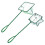 3 Sets 2 Pcs Square Nylon Floating Fishing Net 1