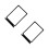2Pcs Black Plastic Menu Card Holder Space-Saving Tabletop Sign Display 9