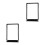 2Pcs Black Plastic Menu Card Holder Space-Saving Tabletop Sign Display 6