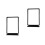2Pcs Black Plastic Menu Card Holder Space-Saving Tabletop Sign Display 8