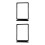 2Pcs Black Plastic Menu Card Holder Space-Saving Tabletop Sign Display 7