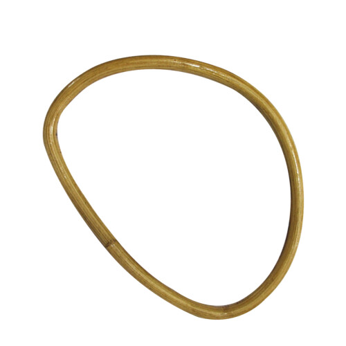 12 Pcs Semi-Circular Bamboo Handbag Handle Frame For Diy Purse Tote 2