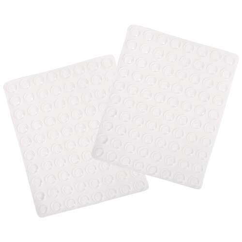 10 Sheets Self Adhesive Bumpers Door Buffer Pad Damper Cushion 80 Pcs