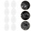 150 Pcs Plastic Fillable Ball Ornament Egg Shape Clear Party Decor 3