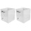 2Pcs Acrylic Dining Table Utensil Holder For Fork Spoon Organizer 4