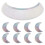 8Pcs Paper Plates Dessert Cake Tableware 3