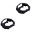 2 Pcs Screen Case Protective Film Watch Cover Bumper 3