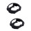 2 Pcs Screen Case Protective Film Watch Cover Bumper 7