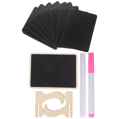 5 Sets Mini Chalkboard Sign Desktop Memo Multi Function Diy Supply 2