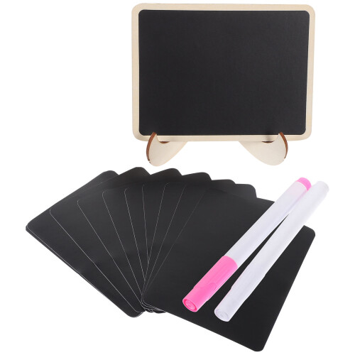 5 Sets Mini Chalkboard Sign Desktop Memo Multi Function Diy Supply 1