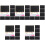 5 Sets Mini Chalkboard Sign Desktop Memo Multi Function Diy Supply 5