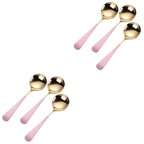 2 Pcs Thickened Serving Spoon Tea Scoop For Loose Creative Cutlery 2