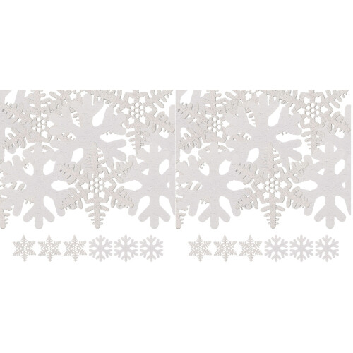 80 Pcs Thread Bobbins Snowflake Embroidery Floss Winding Boards 1