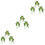 9 Pcs Wall Hanging Hooks Key Holder Frog Shape Organizer 7