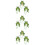 9 Pcs Wall Hanging Hooks Key Holder Frog Shape Organizer 10