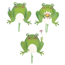 9 Pcs Wall Hanging Hooks Key Holder Frog Shape Organizer