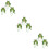 9 Pcs Wall Hanging Hooks Key Holder Frog Shape Organizer 11