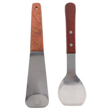 4Pcs Practical Stainless Steel Dessert Spoons Assorted Colors for Home
