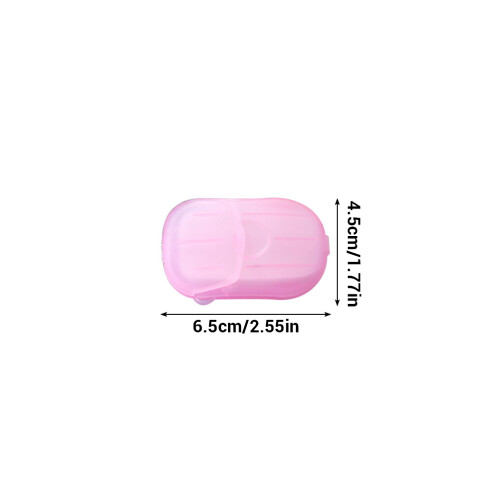 20Pcs Disposable Soap Paper Sheets for Travel 2