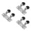 6 Pcs Frameless Soft Close Cabinet Hinges For Kitchen Doors 9