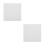 2Pcs Diy White Ceramic Tiles For Painting And Craft Projects 6