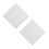 2Pcs Diy White Ceramic Tiles For Painting And Craft Projects 10