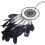 2Pcs Creative Plume Dream Catcher Woven Hanging Ornament 1