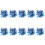 Masteelf  10 Packs Confetti For Party Birthday Table Decorations Blue 4