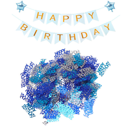 Masteelf  10 Packs Confetti For Party Birthday Table Decorations Blue 1