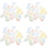 200 Pcs Easter Eggs Festive Foam Decor Simulation Diy Accessories 7