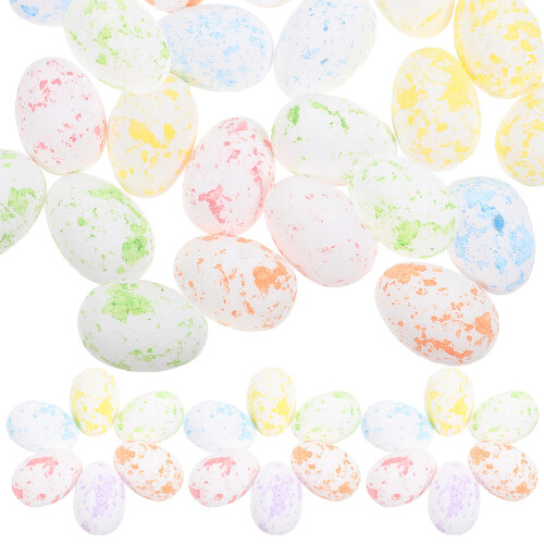 200 Pcs Easter Eggs Festive Foam Decor Simulation Diy Accessories 2